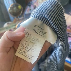 Zoe’s striped button up